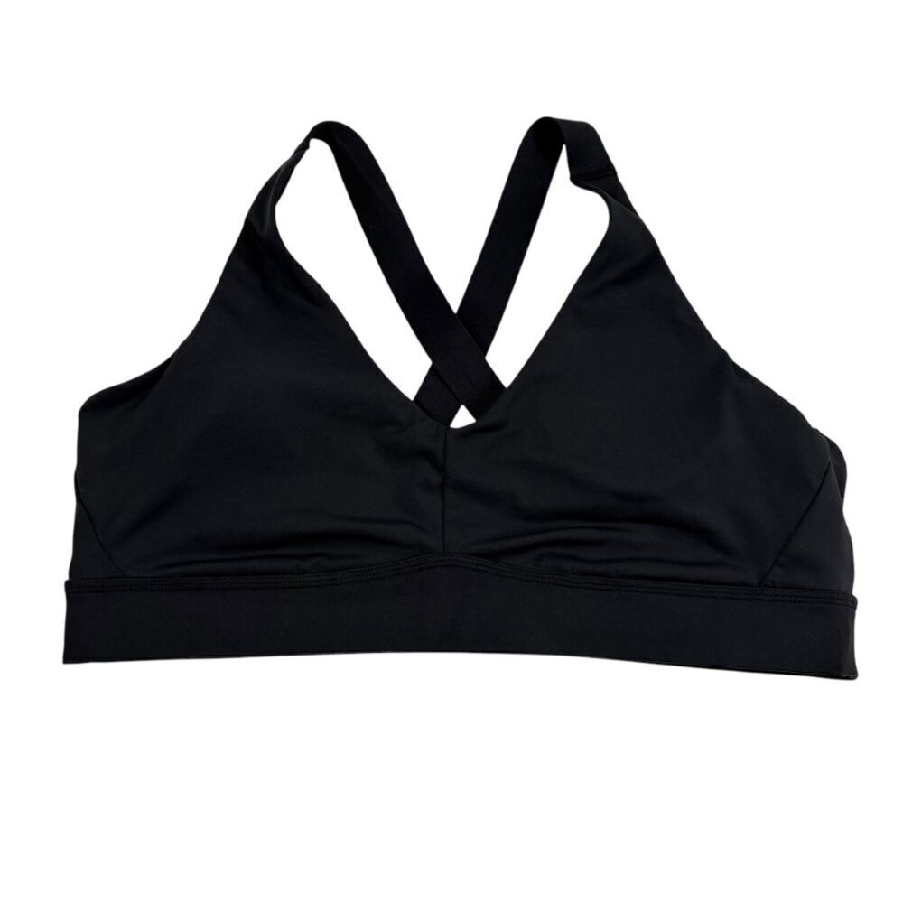Prana Black Wireless Sports Bra with No Padding Women's Size XL